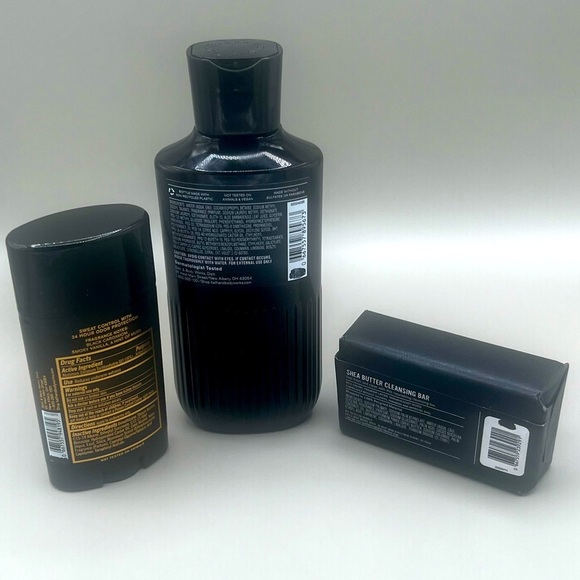 Bath & Body Works NOIR Men’s Collection Set Of 3~ Body Wash, Deodorant, Soap Bar - Picture 2 of 6